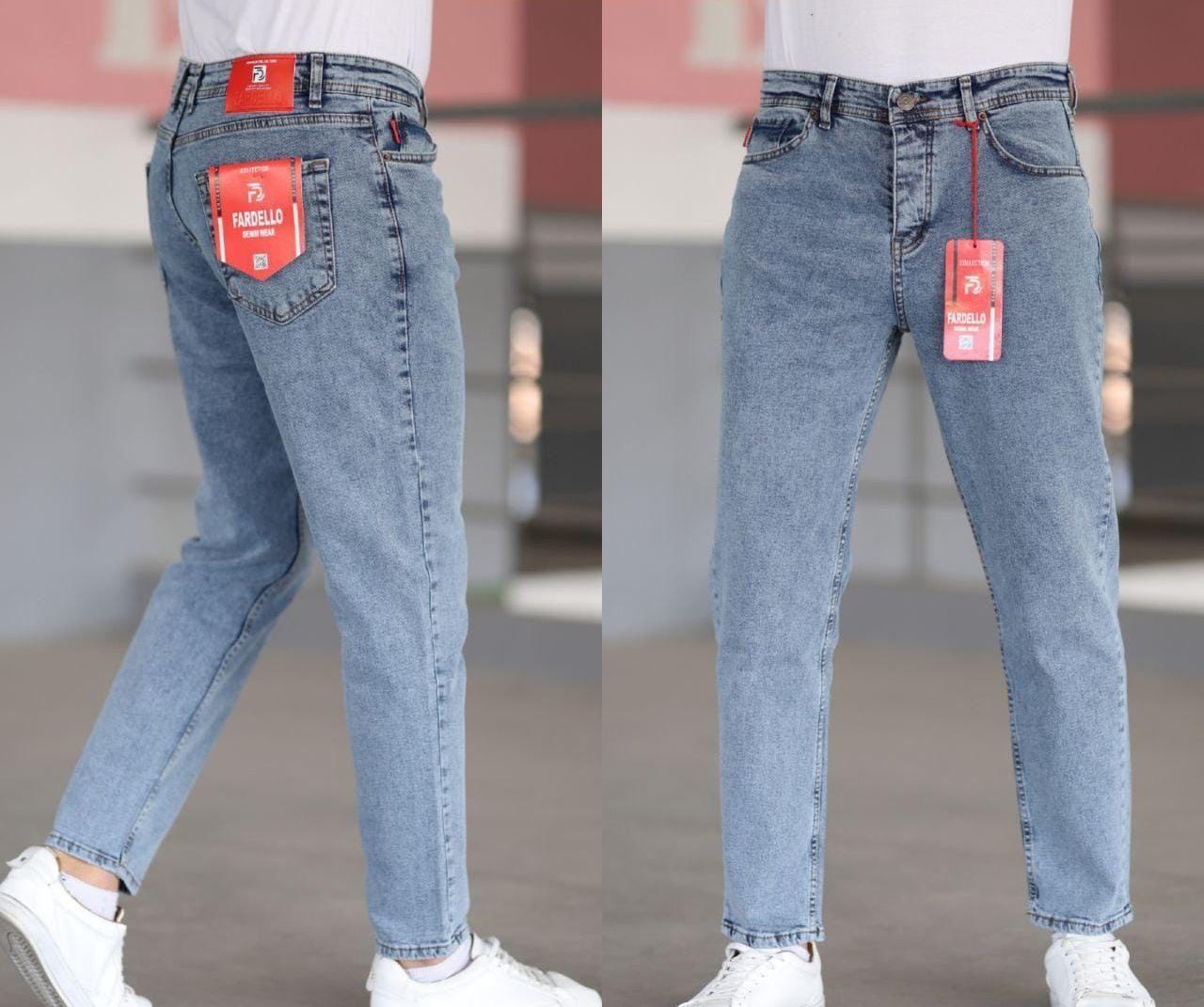 بنطال جينز رجالي بوي فرند Boyfriend Jeans
